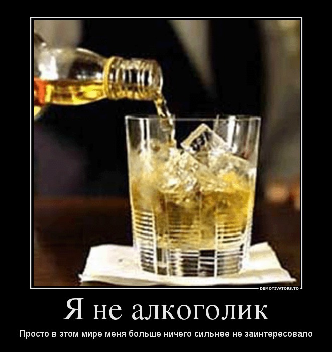 Я не алкоголик