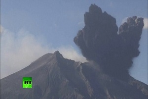 Страшное извержение вулкана
