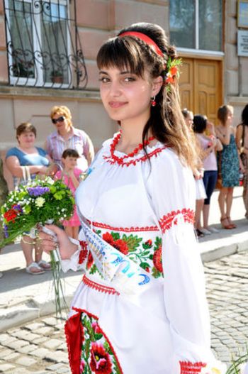 Патриотическое выпускное платье (8 фото)